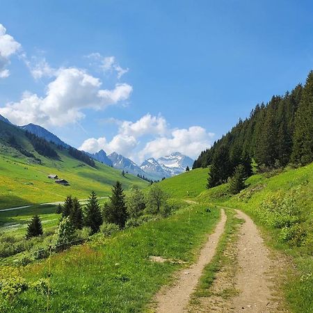Apartmán Les Grands Balcons De L'Etale Manigod Exteriér fotografie