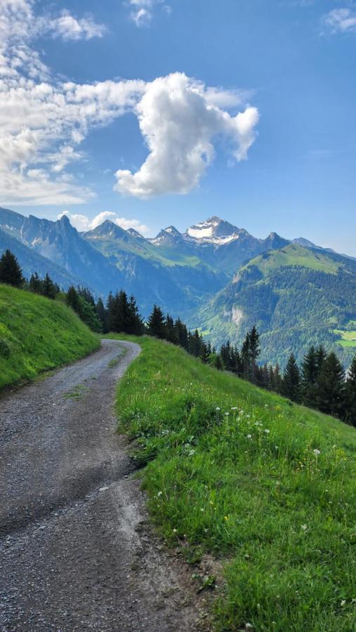 Apartmán Les Grands Balcons De L'Etale Manigod Exteriér fotografie