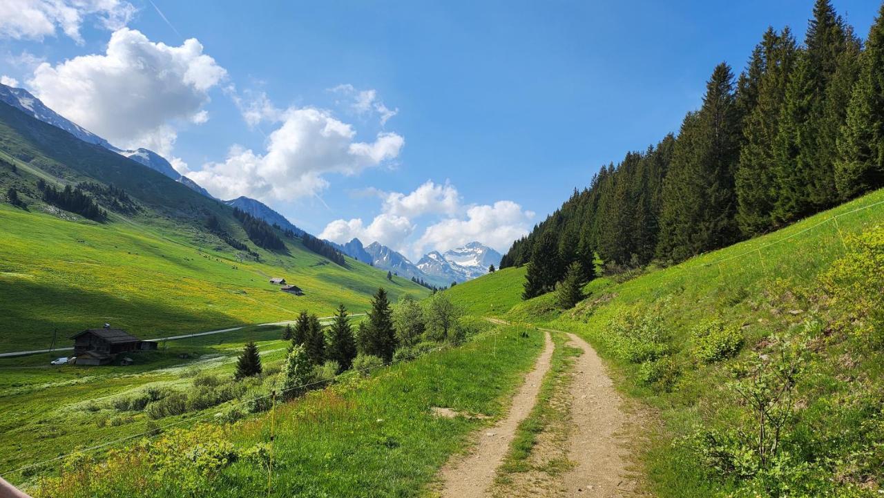 Apartmán Les Grands Balcons De L'Etale Manigod Exteriér fotografie